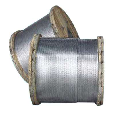 China factory 1X7 1X19 galvanised steel strand galvanized steel core strands